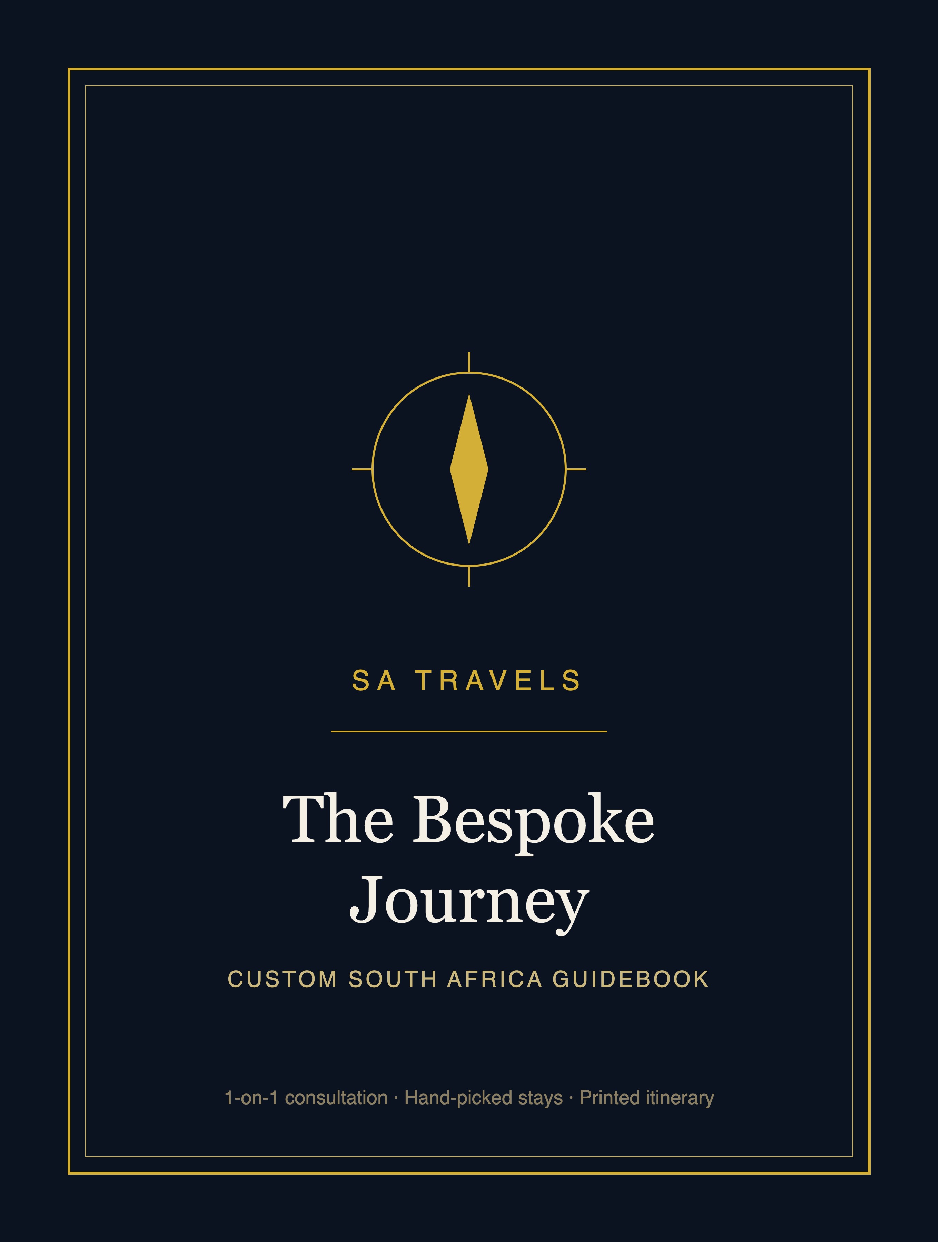 The Bespoke Journey — Custom South Africa Guidebook + Consultation