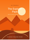 The Explorer Pack South Africa travel guidebook cover