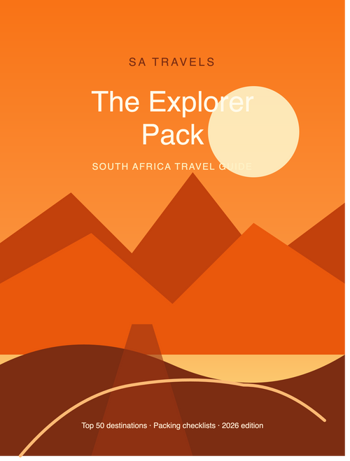 The Explorer Pack South Africa travel guidebook cover